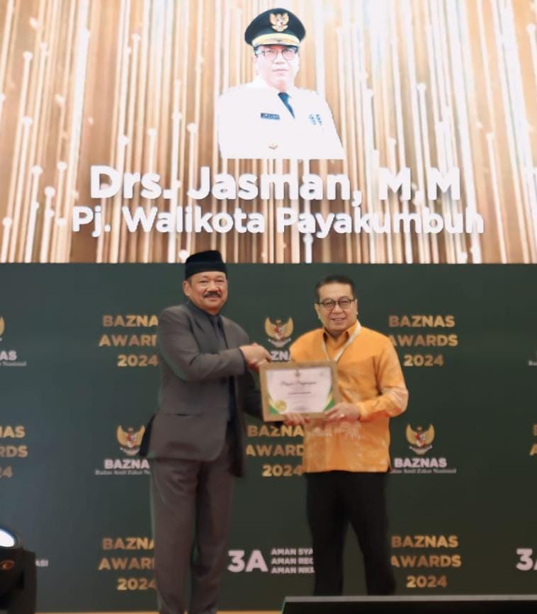 Terima Baznas Awards 2024, Jasman : Zakat juga untuk menggerakkan perekonomian masyarakat