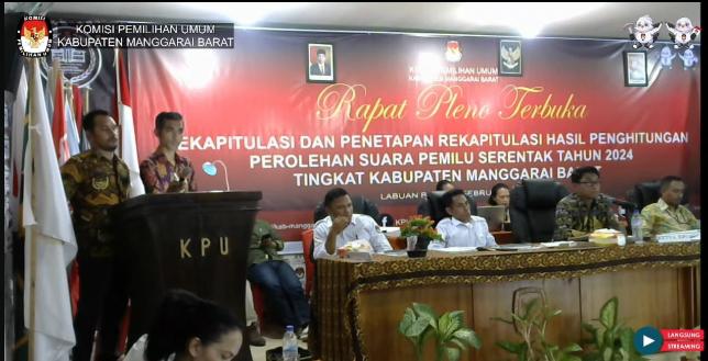 Tak Ada Kendala, PPK Macang Pacar Aman Saat Rekapitulasi di Tingkat KPU Mabar
