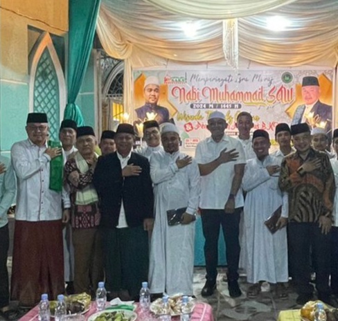 Kapolres Tanjung Balai Bersama Walkota Hadiri Peringatan Isra Mi’raj