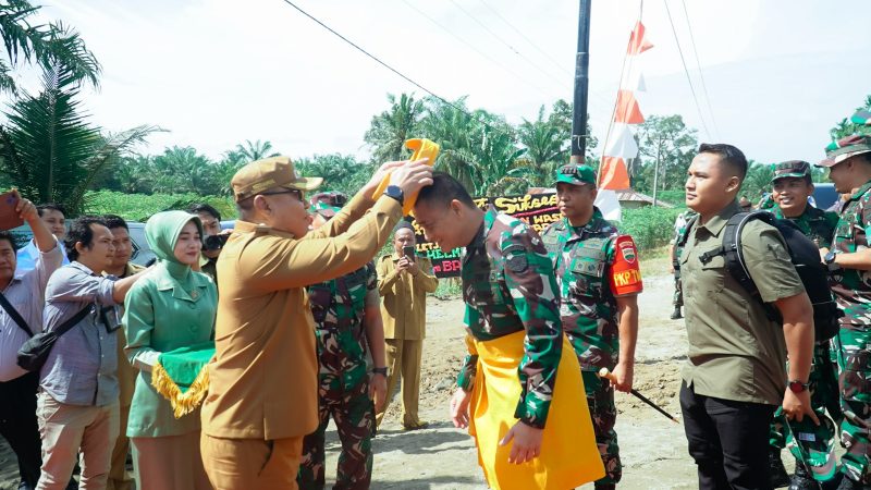 PJ. Bupati Nizhamul Sambut Kunjungan Tim Wasev TMMD ke – 119
