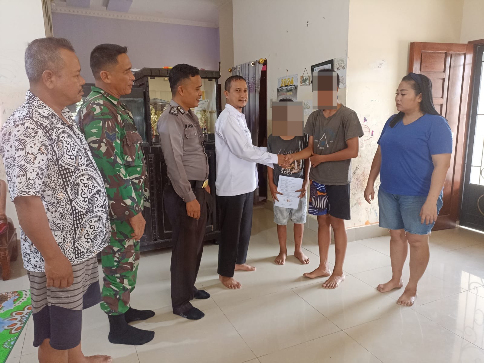 Dua Anak Dibawah Umur Terlibat Masalah Pencurian Diselesaikan dengan Problem Solving
