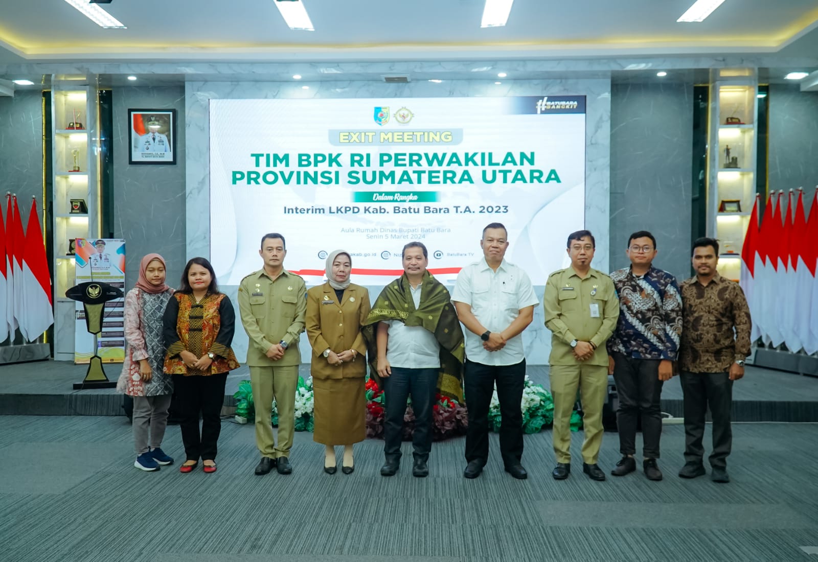 Pj. Bupati Nizhamul Terima Exit Meeting BPK RI atas Pemeriksaan Interim LKPD Batu Bara