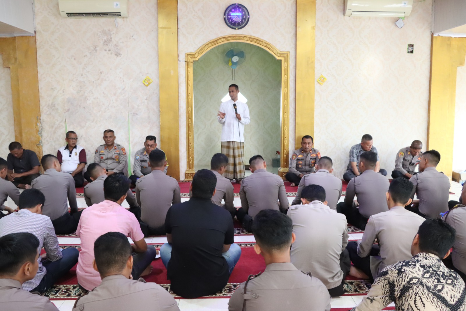 Tingkatkan Karakter Anggota Polri, Polres Aceh Utara Gelar Kegiatan Binrohtal