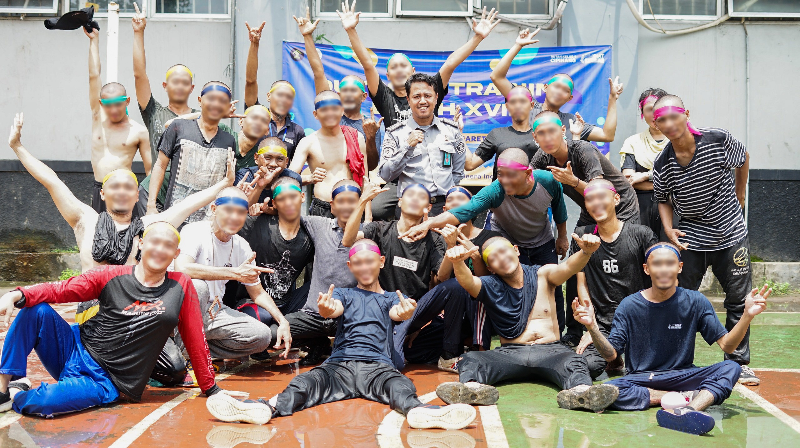 Pembinaan Kedisiplinan, Langkah Awal Perbaikan Diri Warga Binaan Rutan Cipinang Semangat Ikuti Training Batch Bimgiat Ke- 17