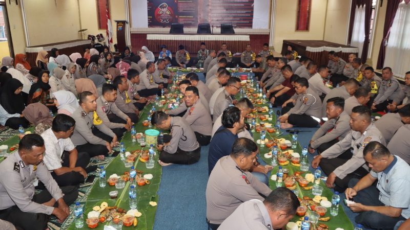 Sambut Bulan Suci Ramadhan/1445 H/2024 M, Keluarga Besar Polres Pematangsiantar Adakan Punggahan
