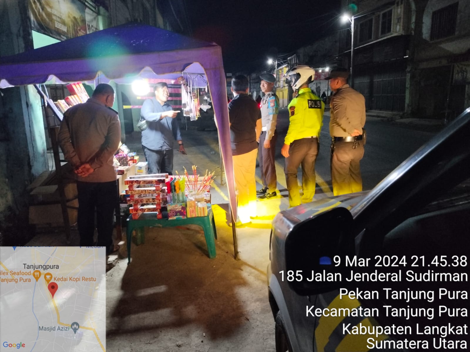 Jajaran Polres Langkat Laksanakan Giat Cipta Kondisi Kamtibmas Menghadapi Bulan Suci Ramadhan 1445 H