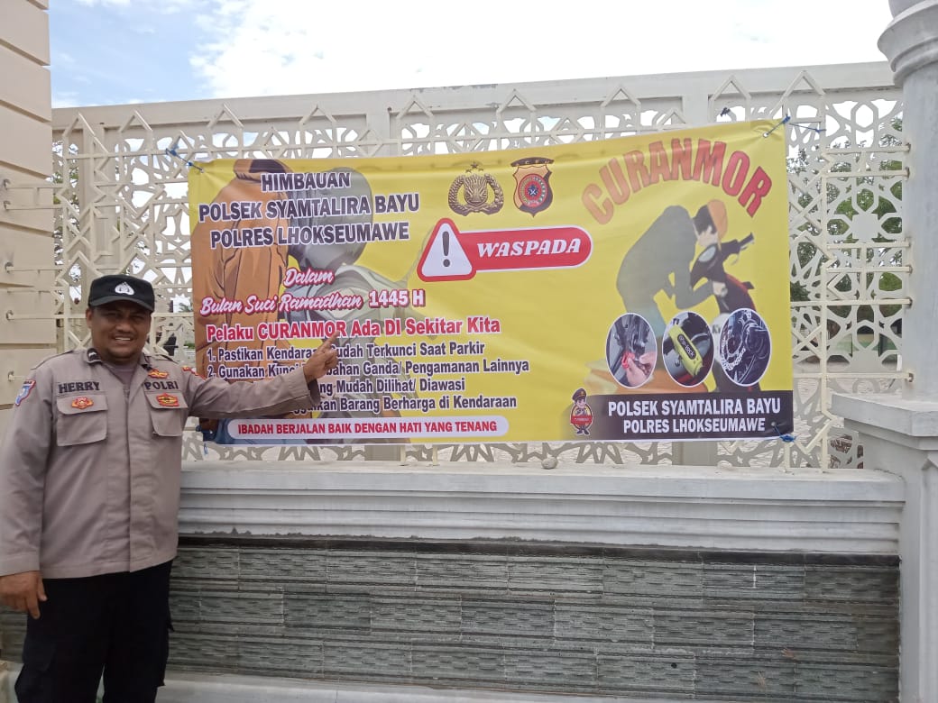 Polsek Syamtalira Bayu Imbau Warga Waspada Curnamor