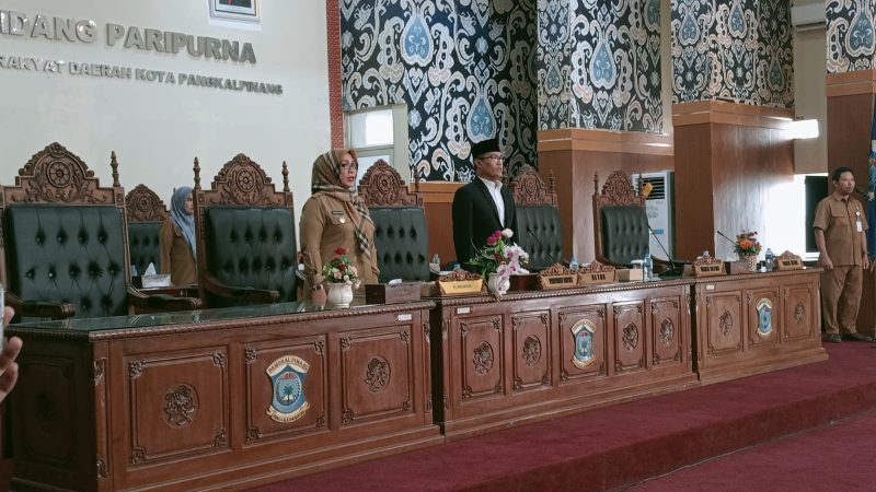Wakil Ketua DPRD Bangun Jaya Pimpin Rapat Paripurna Kedua Belas Tahun 2024