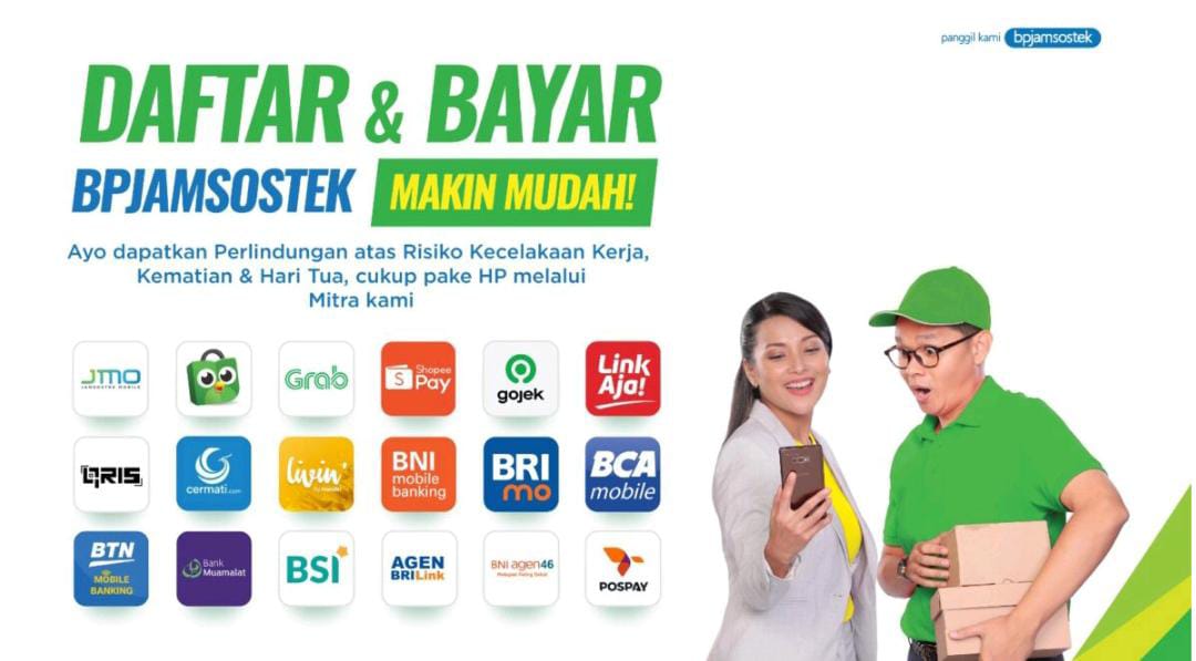 Pilih Kanal Pembayarannya, Bayar Iuran BPJS Ketenagakerjaan Kini Semakin Mudah
