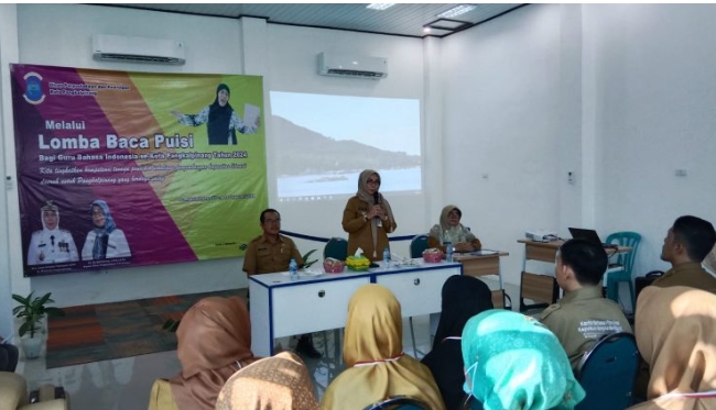Dinas Perpustakaan dan Kearsipan Kota Pangkalpinang gelar Lomba Baca Puisi bagi Guru Bahasa Indonesia