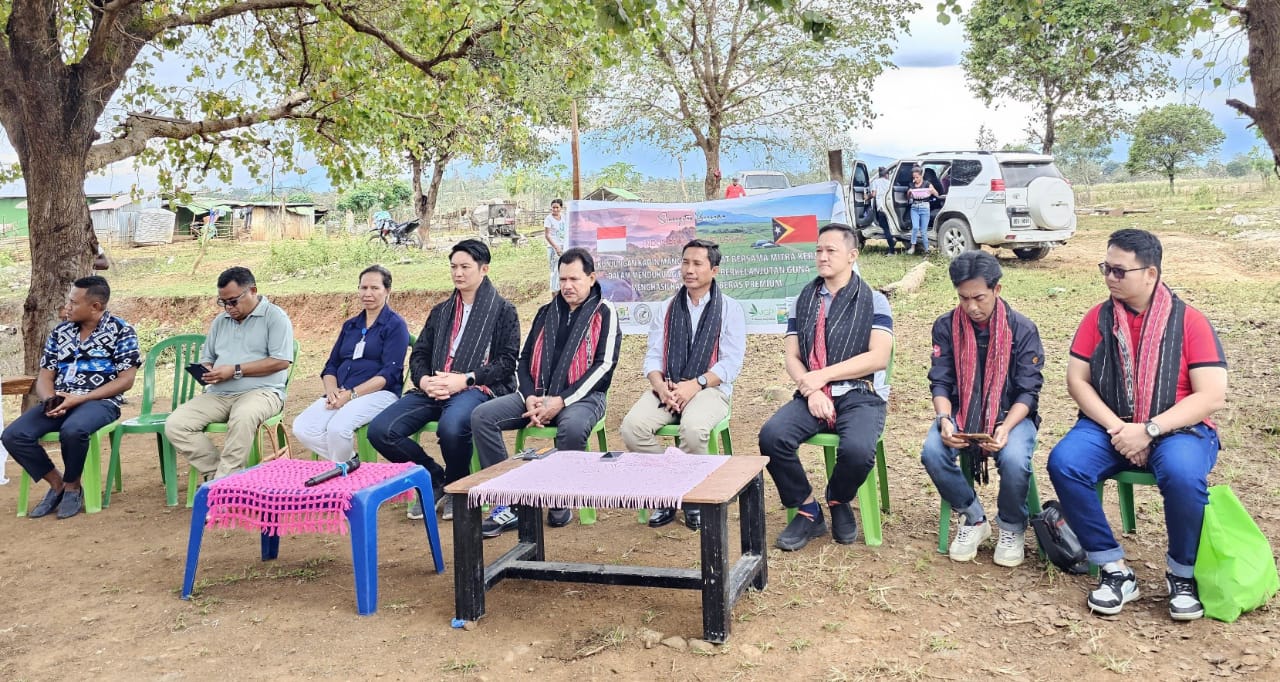 Sukseskan Program Kadin Pertanian HUB, Kadin Mabar diundang Panen Raya di Timor Leste