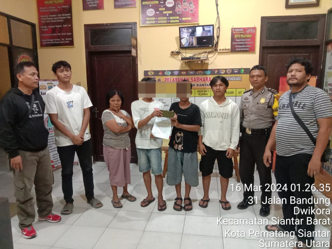 Polsek Siantar Barat Selesaikan Tindak Pidana Pencurian dengan Problem Solving
