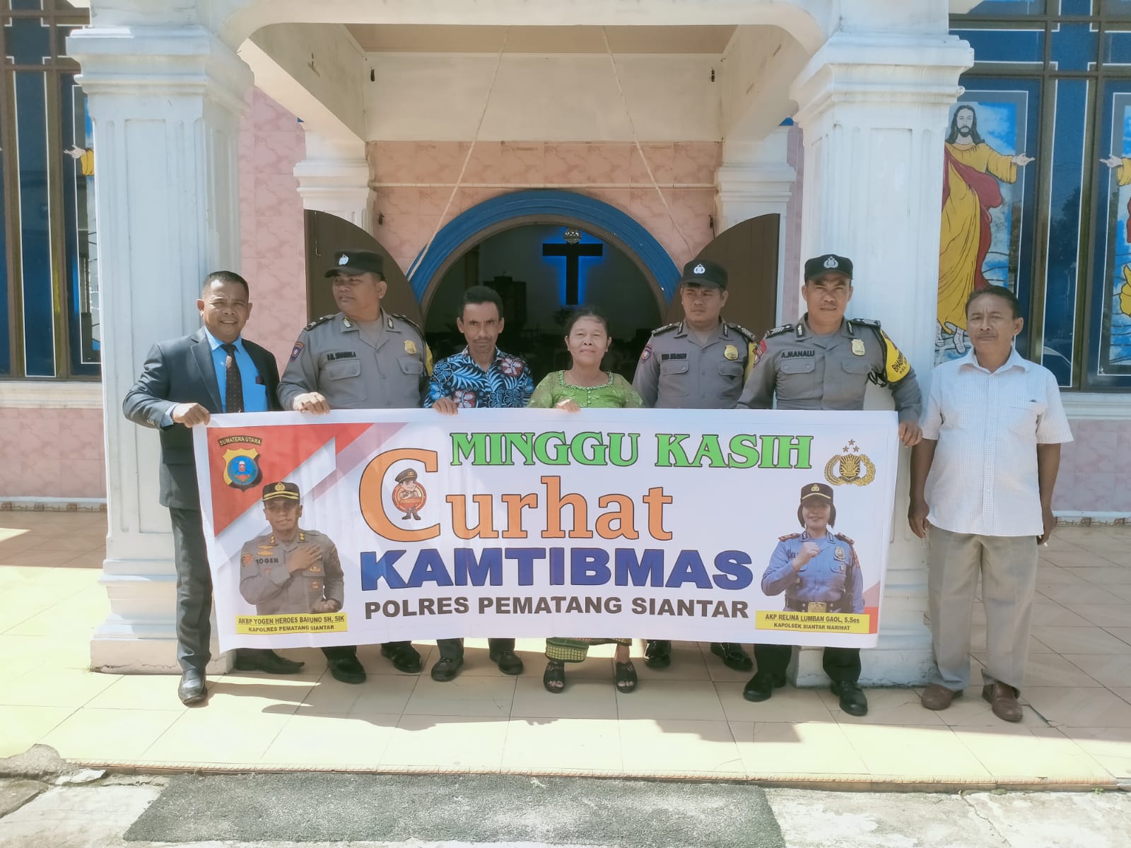 Lewat Minggu Kasih, Polres Pematangsiantar Tampung Curhat Warga