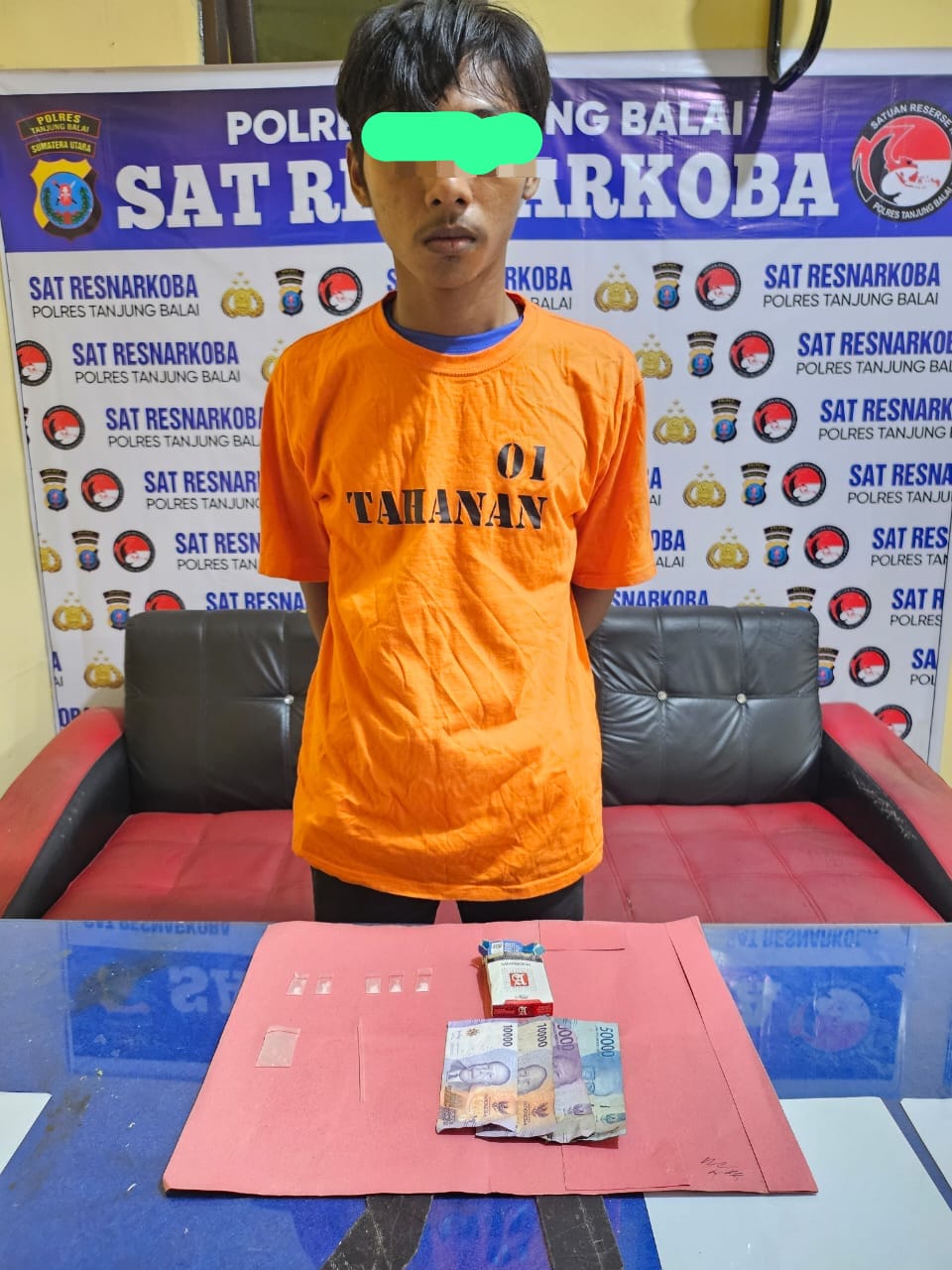 Polres Tanjung Balai Tangkap Bandar Narkoba