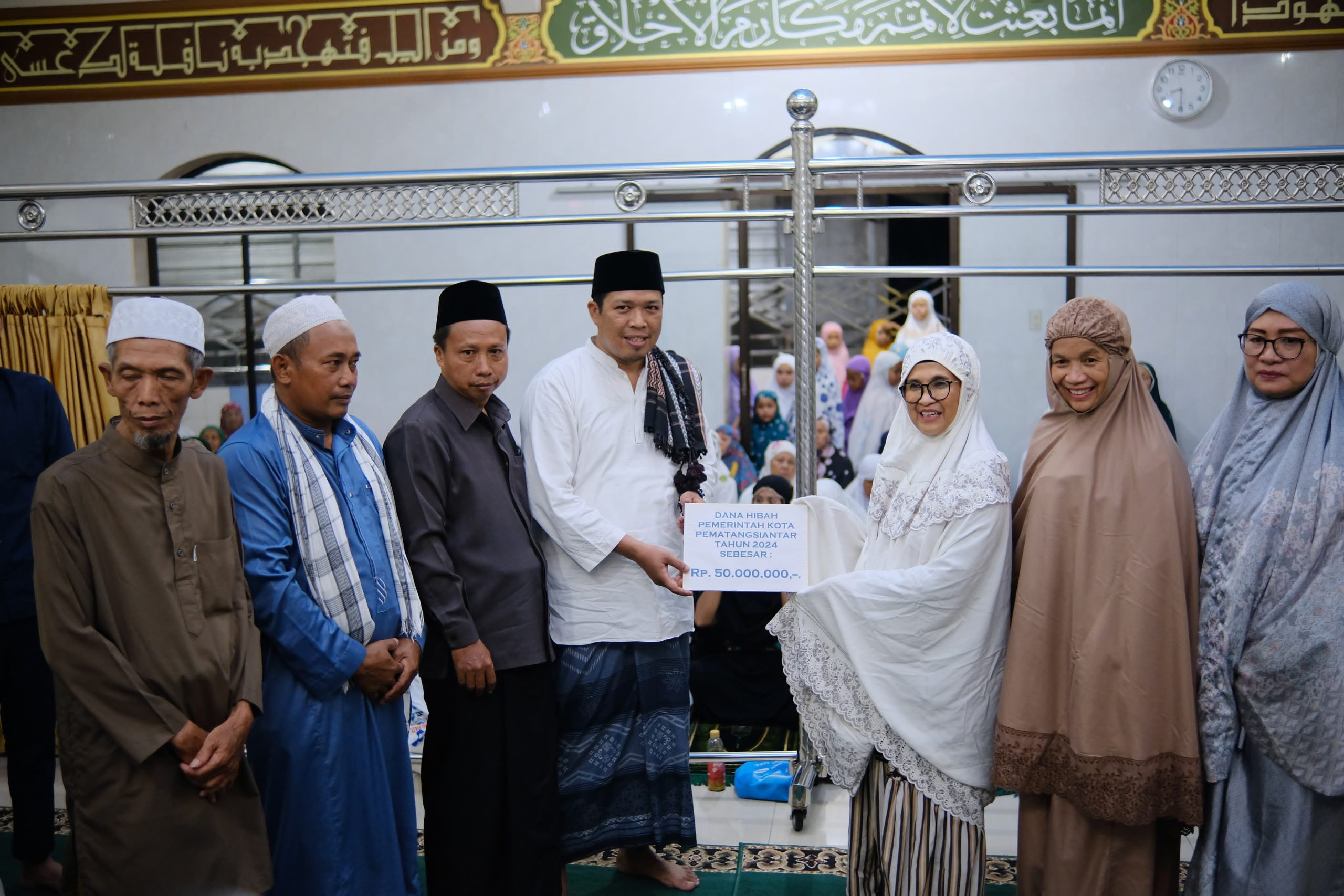 Safari Ramadhan 1445 H Kedua Pemko Pematangsiantar Berlangsung di Masjid Nurul Iman Jalan Rakutta Sembiring