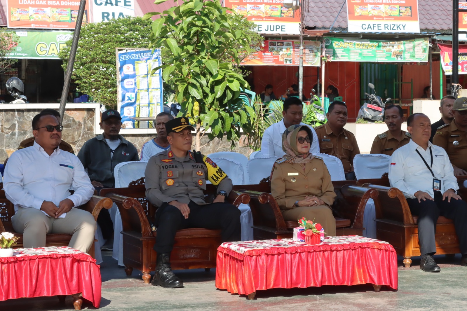Kapolres Hadiri Pembukaan Pasar Murah Pemko Pematangsiantar Jelang Hari Raya Idul Fitri 1445 H