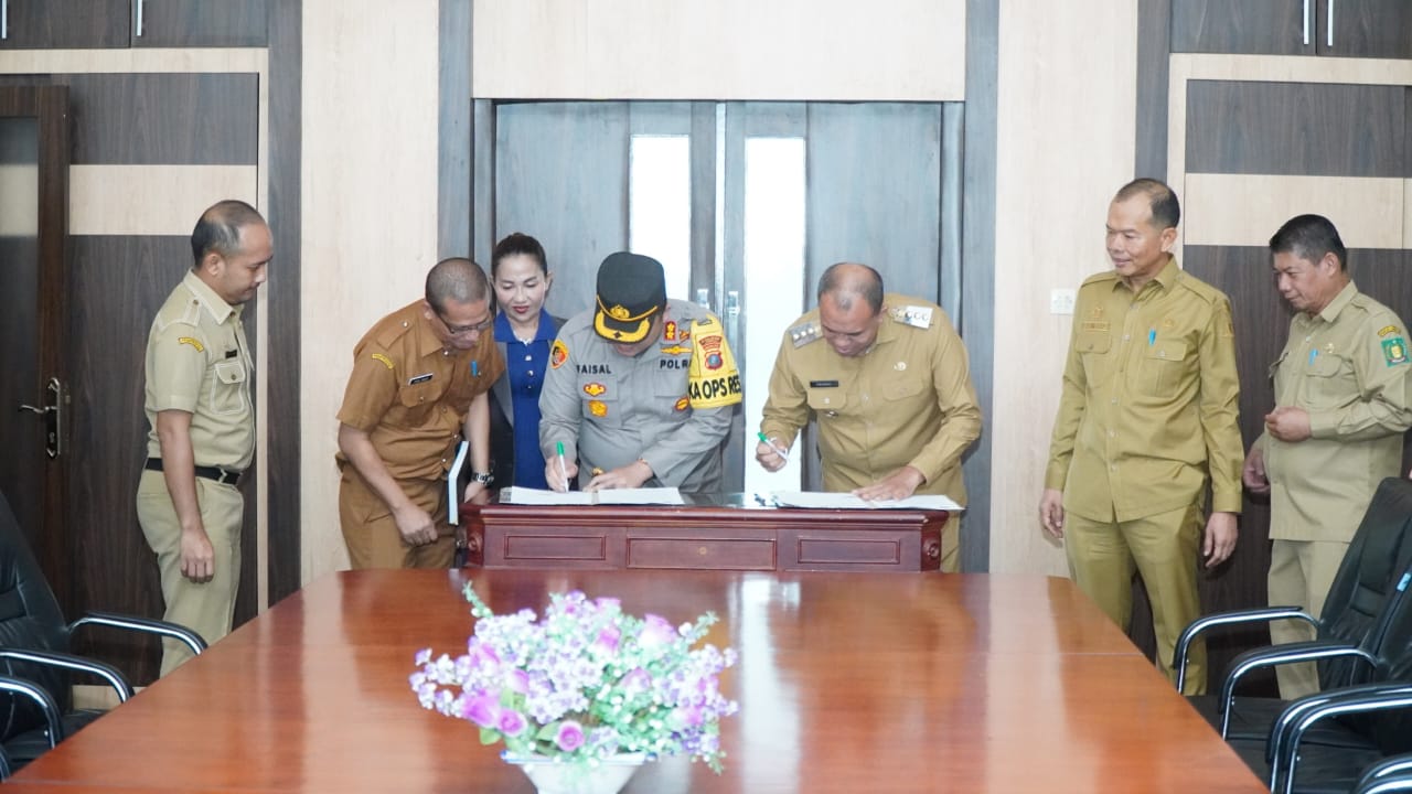 NPHD terkait Pengamanan Pilkada, Bukti Keseriusan Pj Bupati Langkat Hadapi Pilkada 2024