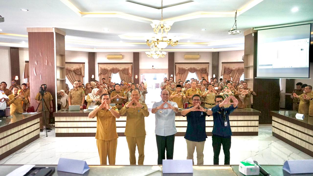 Pj Bupati Langkat Faisal Hasrimy Buka Bimbingan Teknis Aplikasi Srikandi