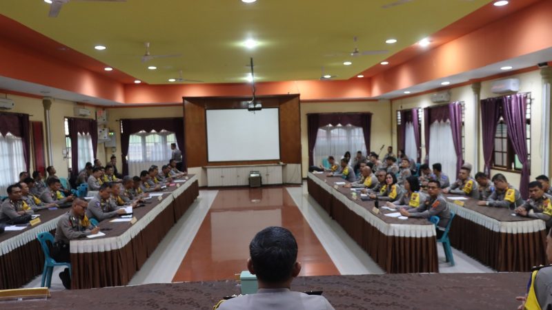 Polres Pematangsiantar Sambut Tim Biro Ops dan Ditlantas Polda Sumut Supervisi Ops Keselamatan Toba 2024