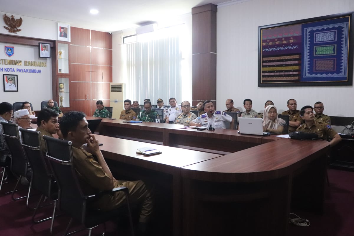 Pastikan Keamanan dan Kenyamanan Warga Jelang Lebaran, Pemko Payakumbuh Gelar Rakor Lintas Sektoral