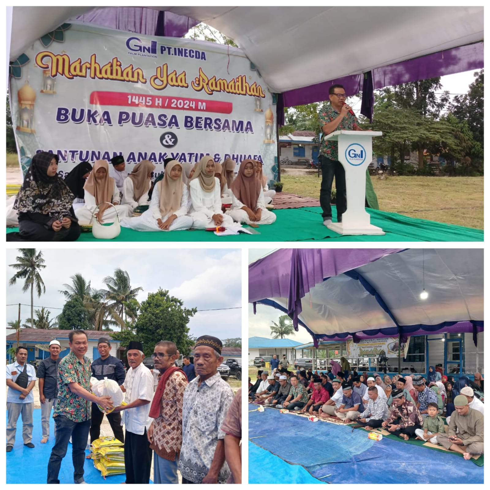 Manajemen PT.Inecda Buka Bersama Dan Santuni Anak Yatim serta Kaum Duafa.