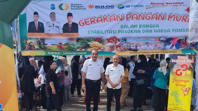 Pemkot Pangkalpinang Gelar Operasi Pasar Murah, Dalam Dua Jam 2 Ton Beras Habis