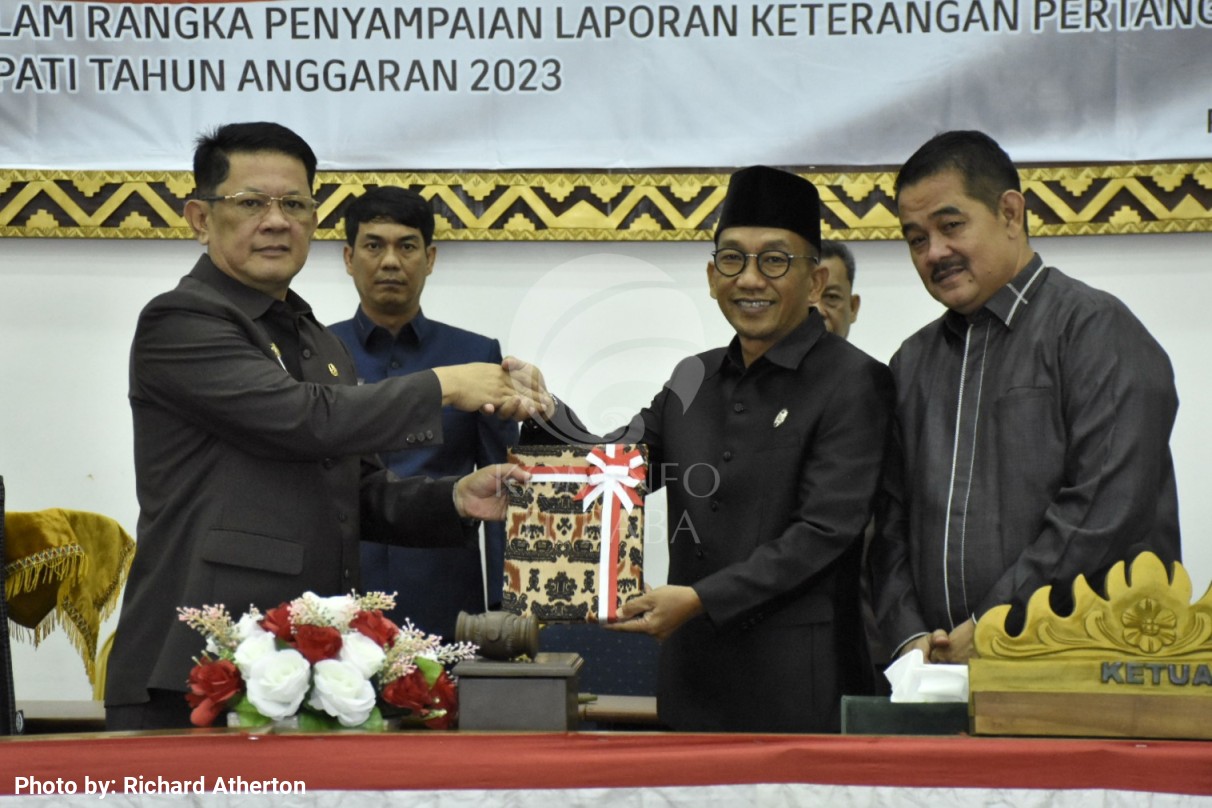 DPRD Menggalar Rapat Paripurna LKPJ Tahun 2023