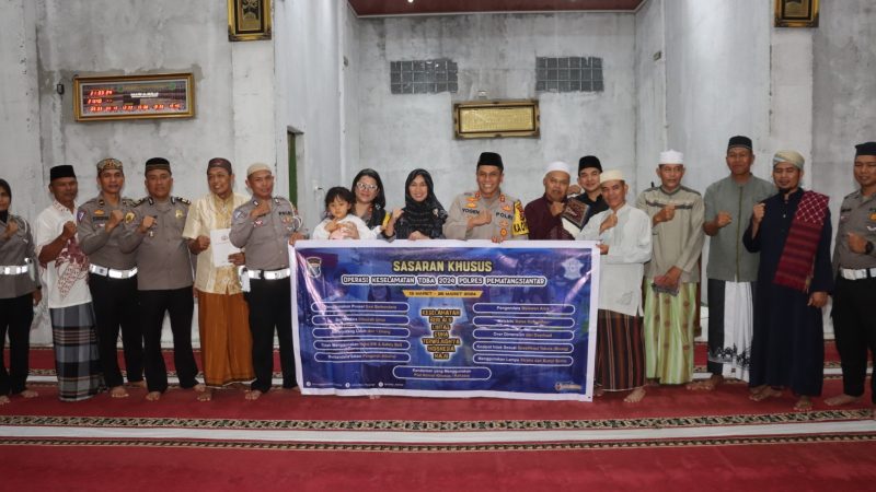 Kapolres Pematangsiantar Safari Ramadhan 1445 H di Masjid Al-Ikhlas Kasper