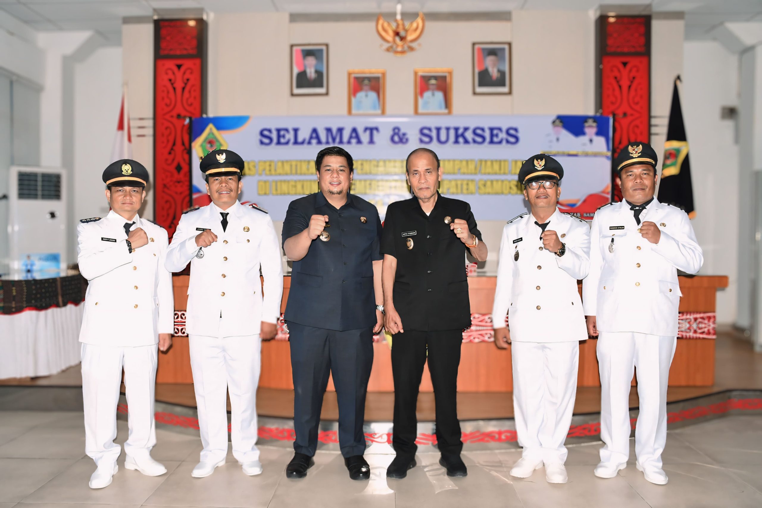 Bupati Samosir Lantik Marudut Sitinjak Sebagai Sekda Kabupaten Samosir 
