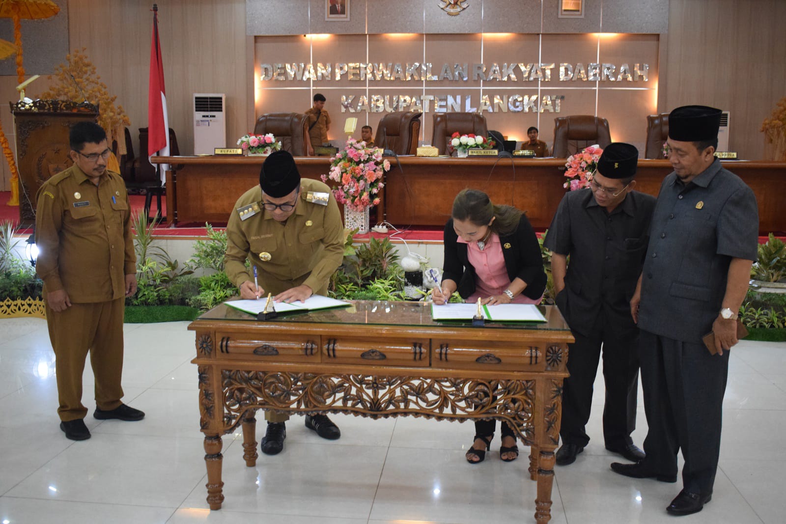 DPRD Langkat Gelar Paripurna LKPJ Bupati Tahun 2023