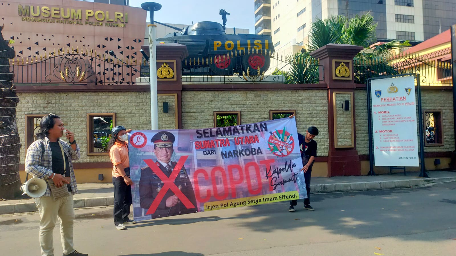 Aliansi Mahasiswa Sumut Bersatu Kembali Beraksi: “Copot Kapoldasu”