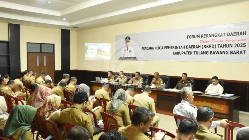 Pemkab Tubaba Gelar Forum Perangkat Daerah RKPD Tubaba Tahun 2025