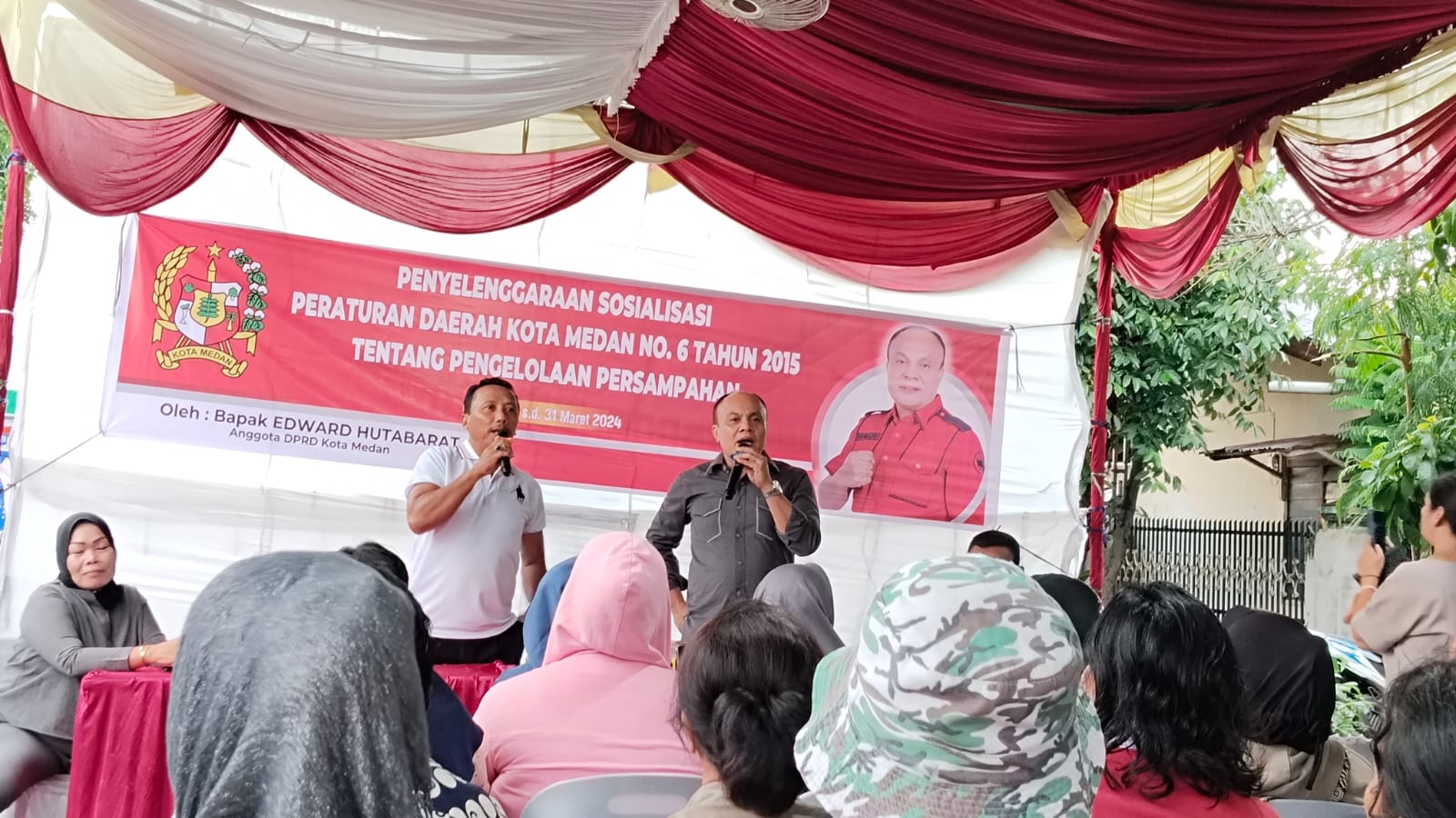 Edward Hutabarat Himbauan Masyarakat Tidak Buang Sampah Sembarangan, Sudah Ada Perda Sampah 