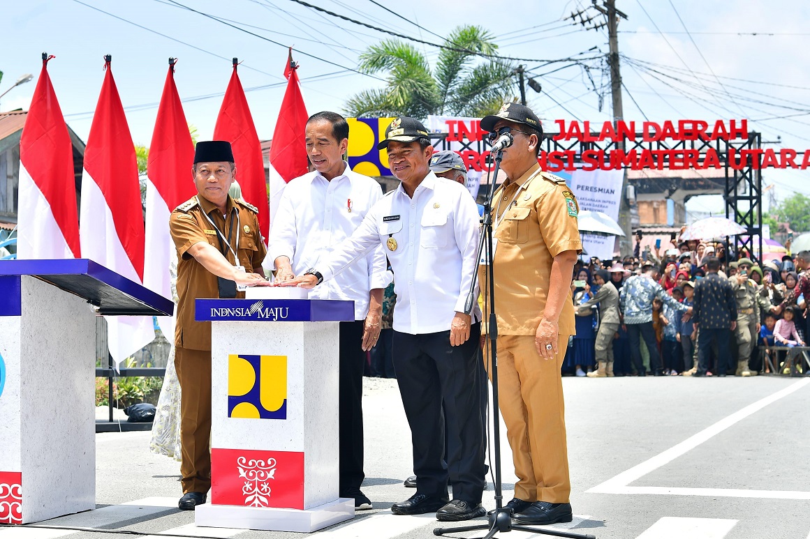 Peresmian Pelaksanaan IJD di Sumut, Pj Gubernur Sumut Pastikan Pemerintah Bahu-membahu Benahi Infrastruktur Jalan Daerah