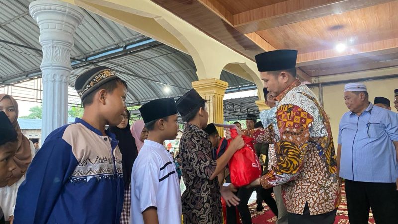 Santuni Anak Yatim Piatu, Wabup Sergai : Bersedekah Akan Menambah Rezeki dan Keberkahan