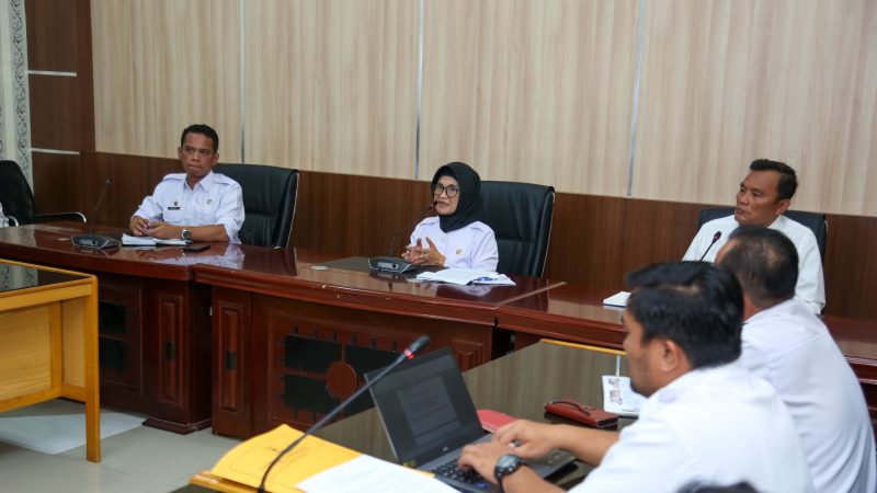 Wali Kota Pematangsiantar Rapat Bersama PT Suriatama Mahkota Kencana Bahas Progress Gedung Merdeka/GOR Persiapan Venue Kick Boxing PON XII