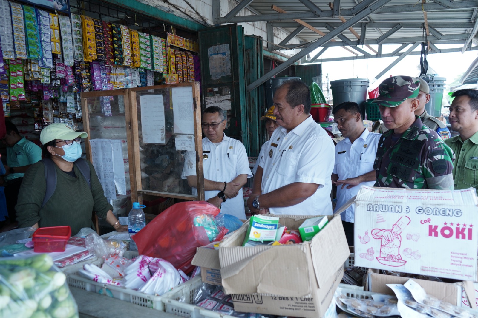 Jelang Hari Raya Idul Fitri, Wakil Bupati Bersama Forkopimda Asahan Laksanakan Sidak Pasar