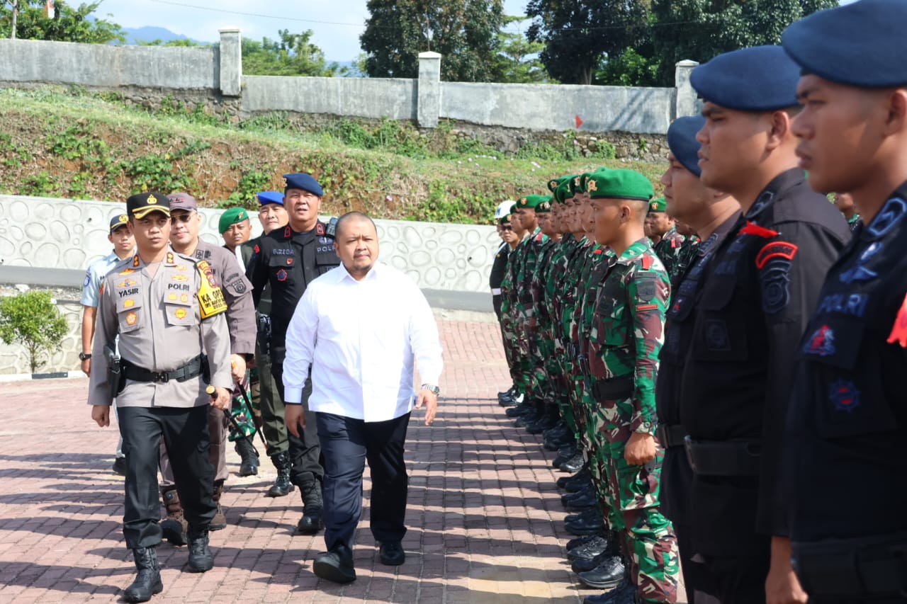 Bupati Tapsel Hadiri Apel Gelar Pasukan Ketupat Toba 2024