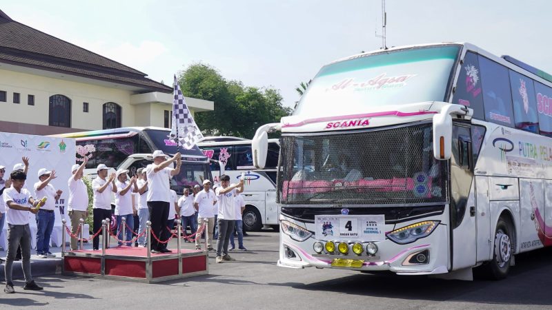 Mudik Gratis BUMN PTPN IV PalmCo Regional, Berangkatkan 500 Pemudik ke Tujuh Kota di Sumatera
