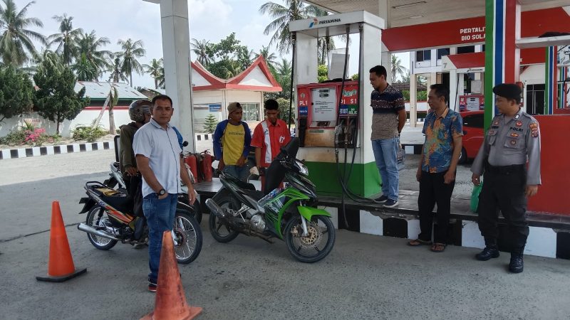 Hindari Kecurangan, Kanit Ekonomi Satreskrim Polres Sergai Ipda Qory Pimpin Pengecekan SBPU