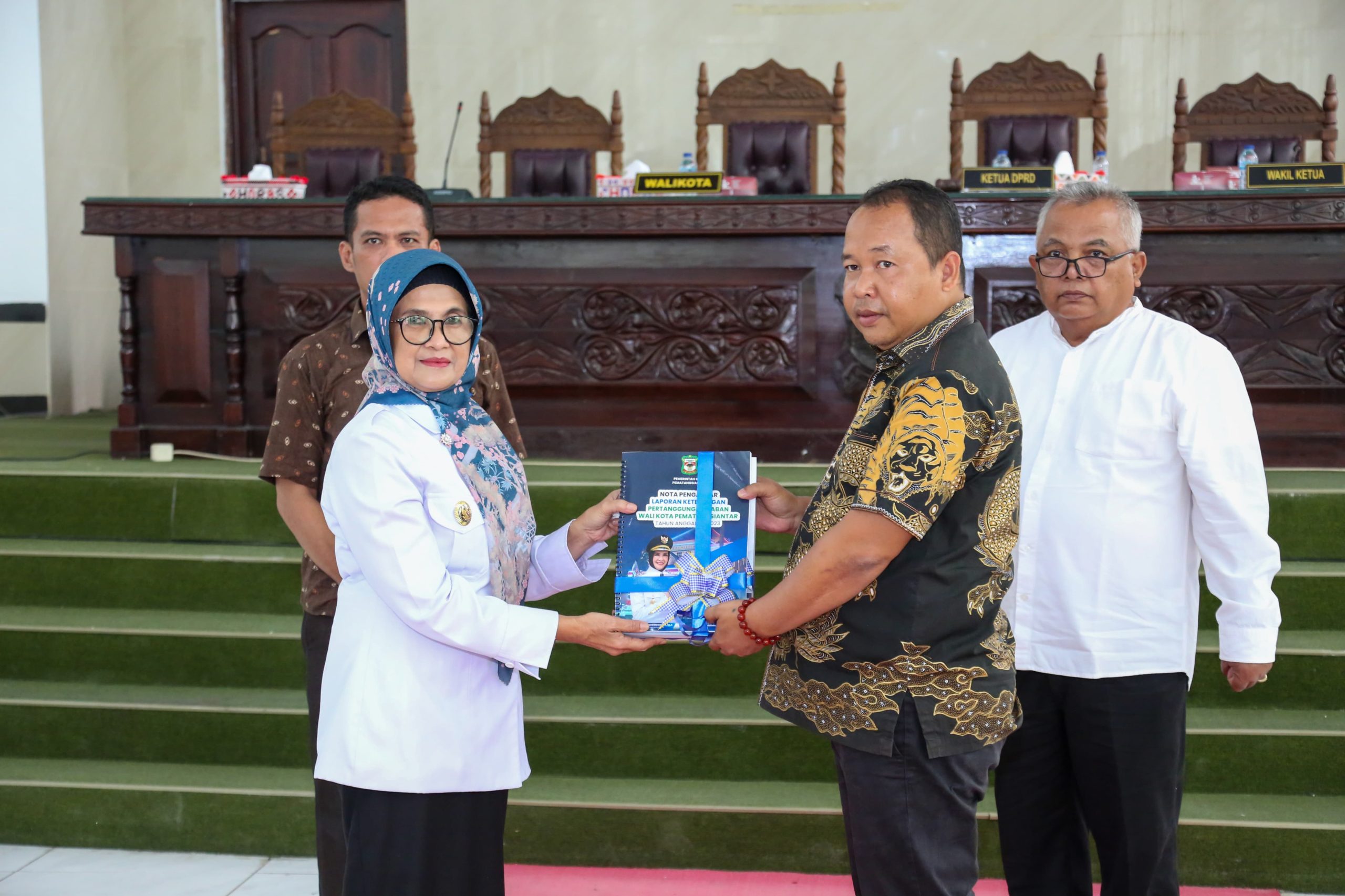 Wali Kota Siantar Hadiri Pembukaan Rapat Paripurna I Tahun 2024 Sampaikan Nota Pengantar LKPj Tahun Anggaran