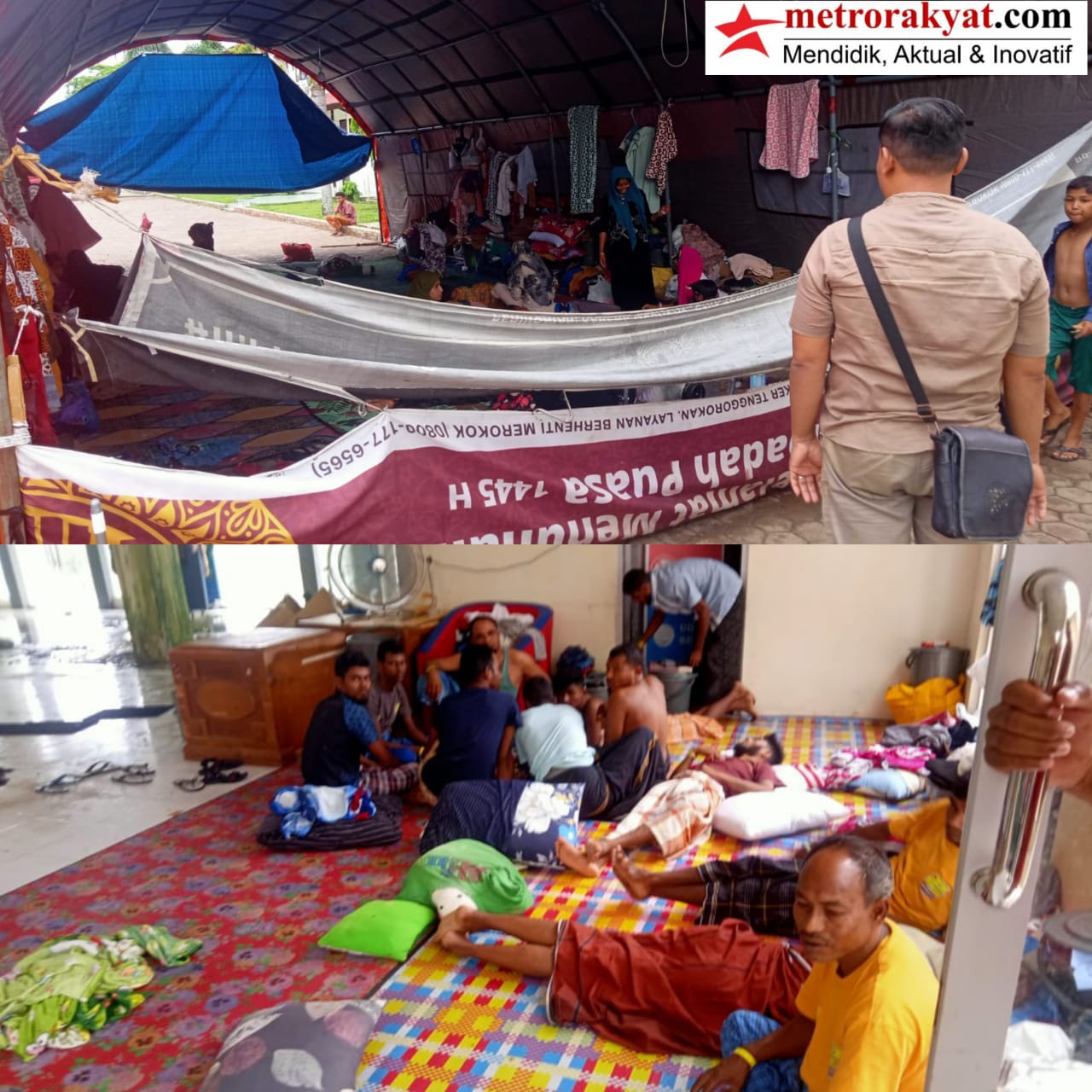 Dua Pengungsi Rohingya Kembali Kabur Dari Tempat penampungan Sementara di Aceh Barat