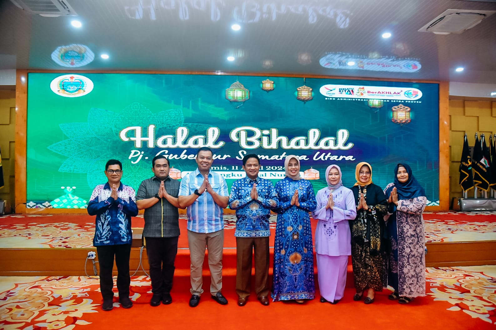 Hari ke – 2 Idul Fitri, Pj. Bupati Batu Bara Hadiri Open House Gubsu