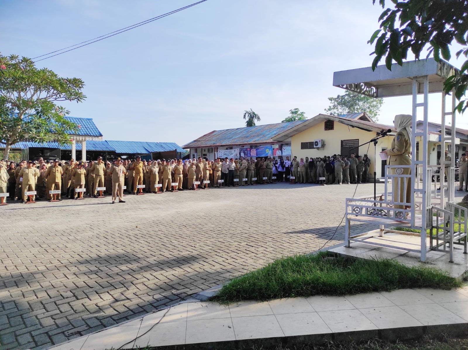 Pasca Libur Lebaran, Pemkab Batu Bara Gelar Apel Gabungan