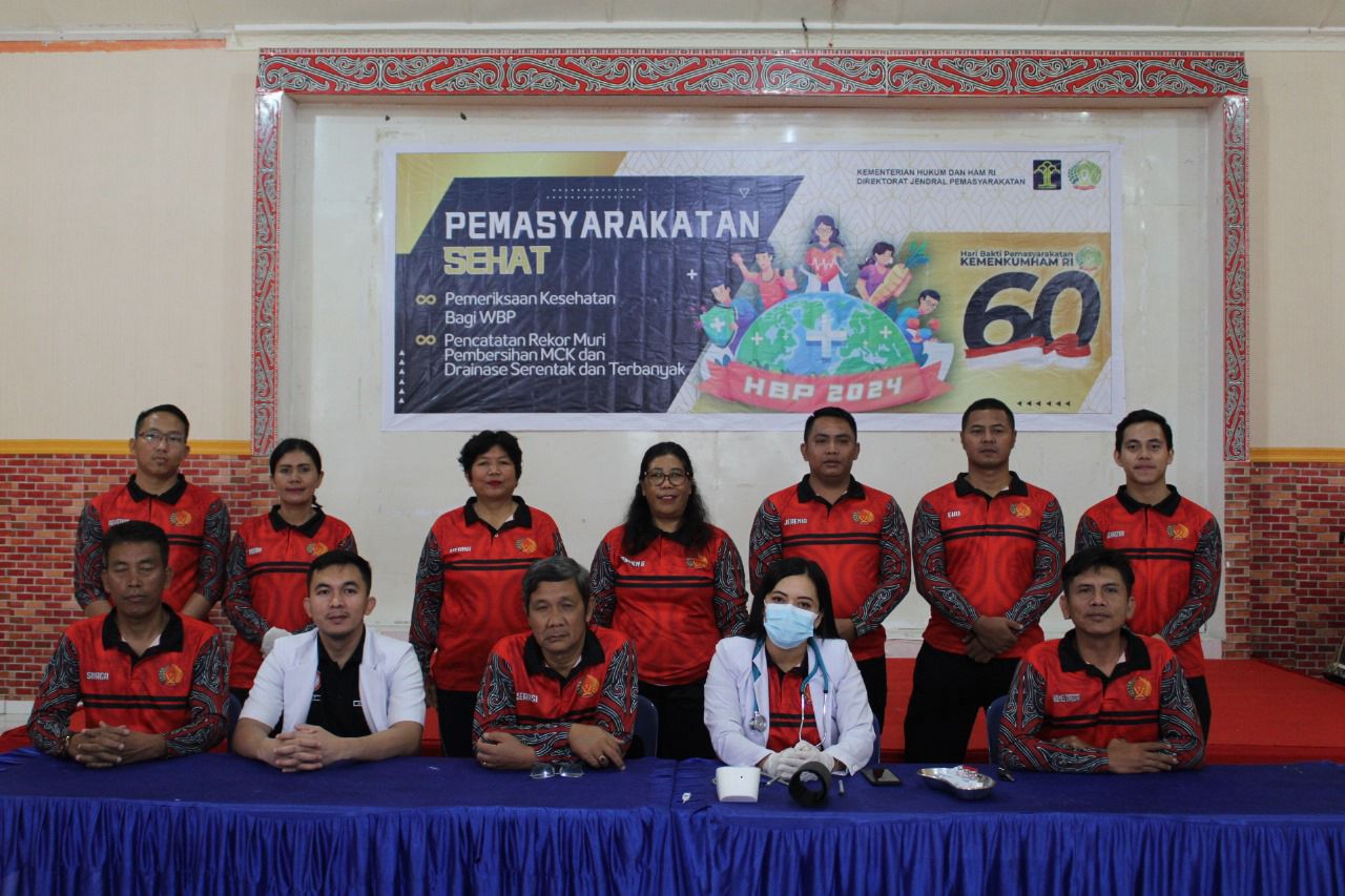 Sambut HBP Ke-60, Lapas Siborongborong Gelar Layanan Penyuluhan Kesehatan bagi Pegawai dan WBP