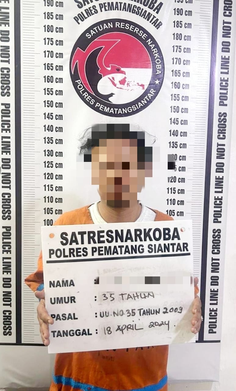 Bawa Sabu Pakai Sepeda Motor, FAN Ditangkap Polres Pematangsiantar di Jalan Aman Ujung