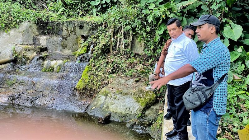 Tinjau Sumber Air di Kecamatan Panei, Bupati Simalungun Minta Dirut PDAM Cek Kelayakan Air