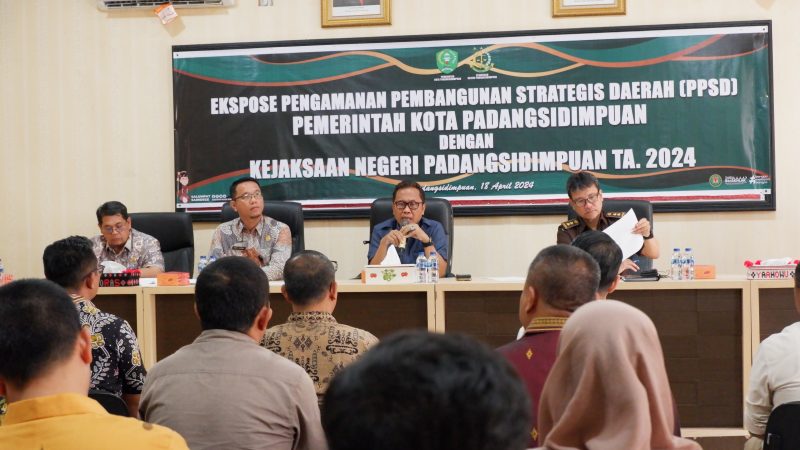 Plt Sekda Kota Padangsidimpuan Ikuti Ekspose Kegiatan PPSD