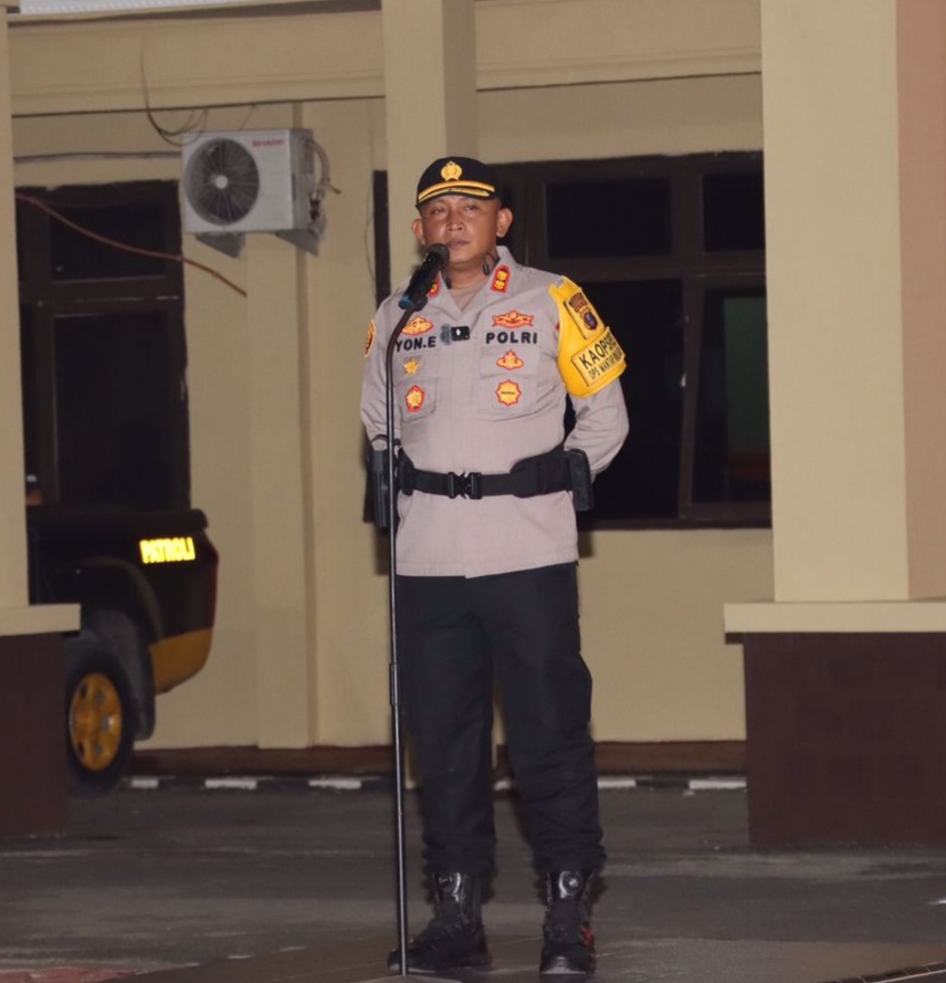 Polres Tanjung Balai Laksanakan Apel Pengamanan Putusan MK