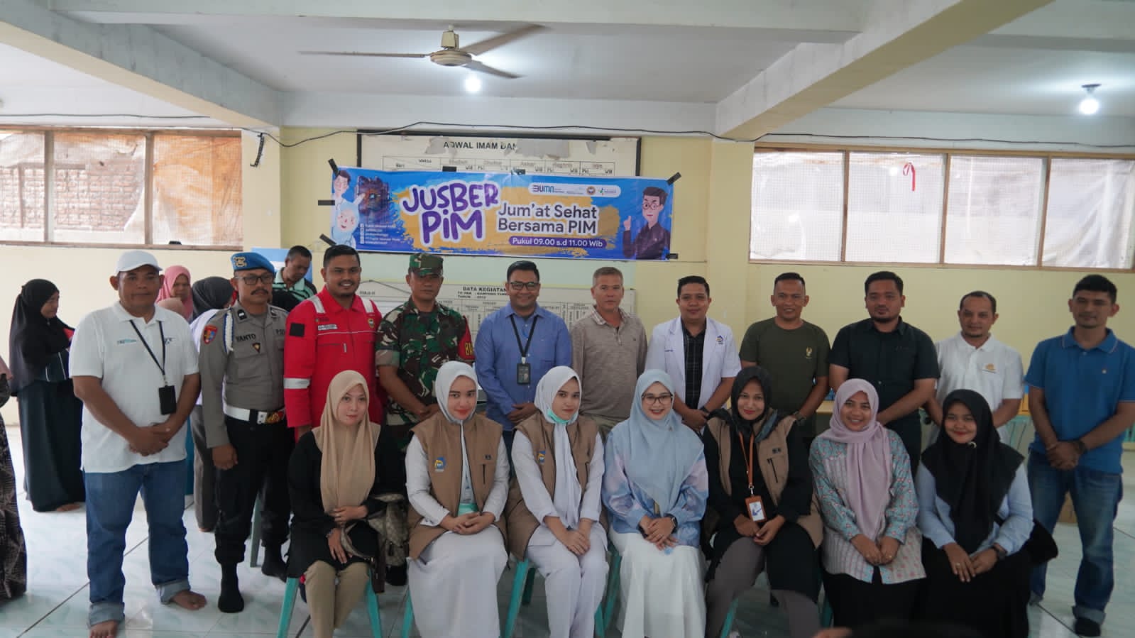 PIM Laksanakan Kegiatan Jumat Sehat Bersama (Jusber), Program Rutin Sosialisasi dan Cek Kesehatan Masyarakat Lingkungan